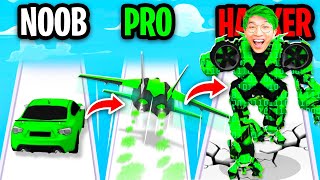 NOOB vs PRO vs HACKER In ROBOBOT BATTLE!? (ALL LEVELS!) screenshot 5