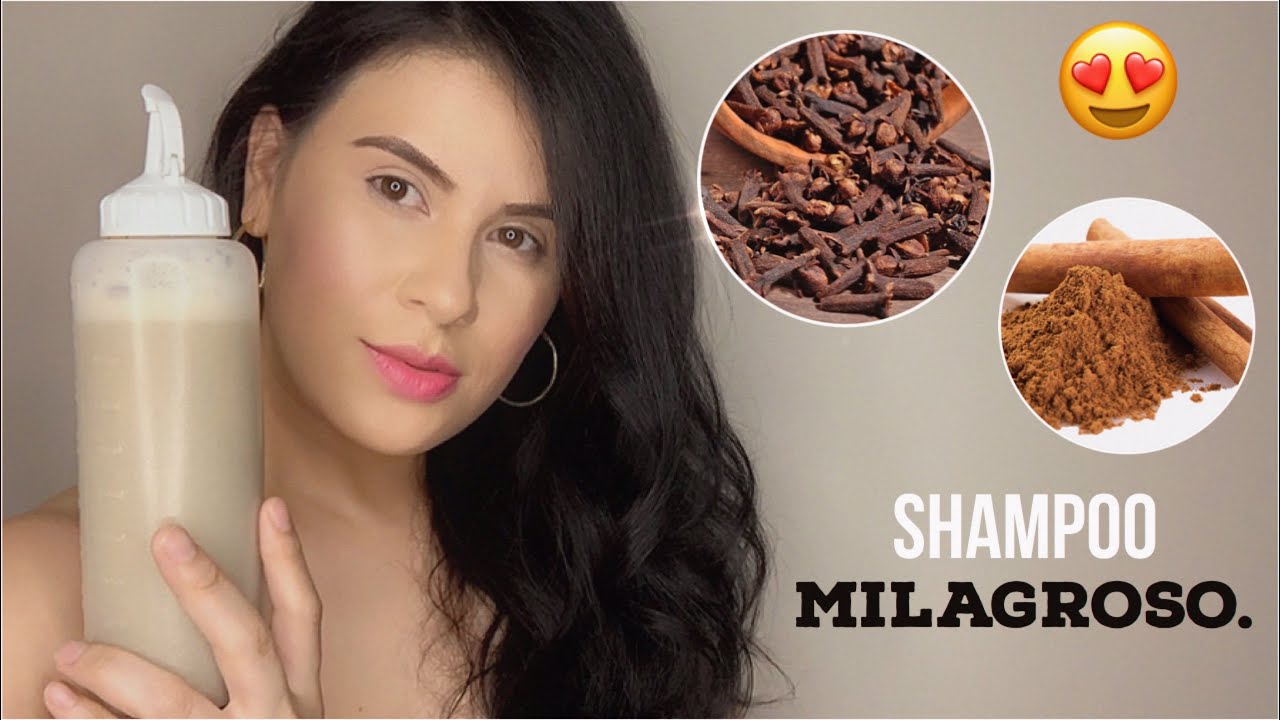 🔴 Shampoo mágico crece pelo* SHAMPOO BOMBA de CLAVOS DE OLOR Y CANELA