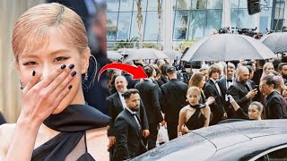 Blackpinks Rosé Doing Aegyo At The 76Th Cannes Film Festival