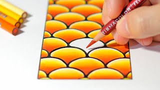 CÓMO HACER DEGRADADOS PERFECTOS CON CUALQUIER TIPO DE LÁPICES DE COLORES screenshot 2