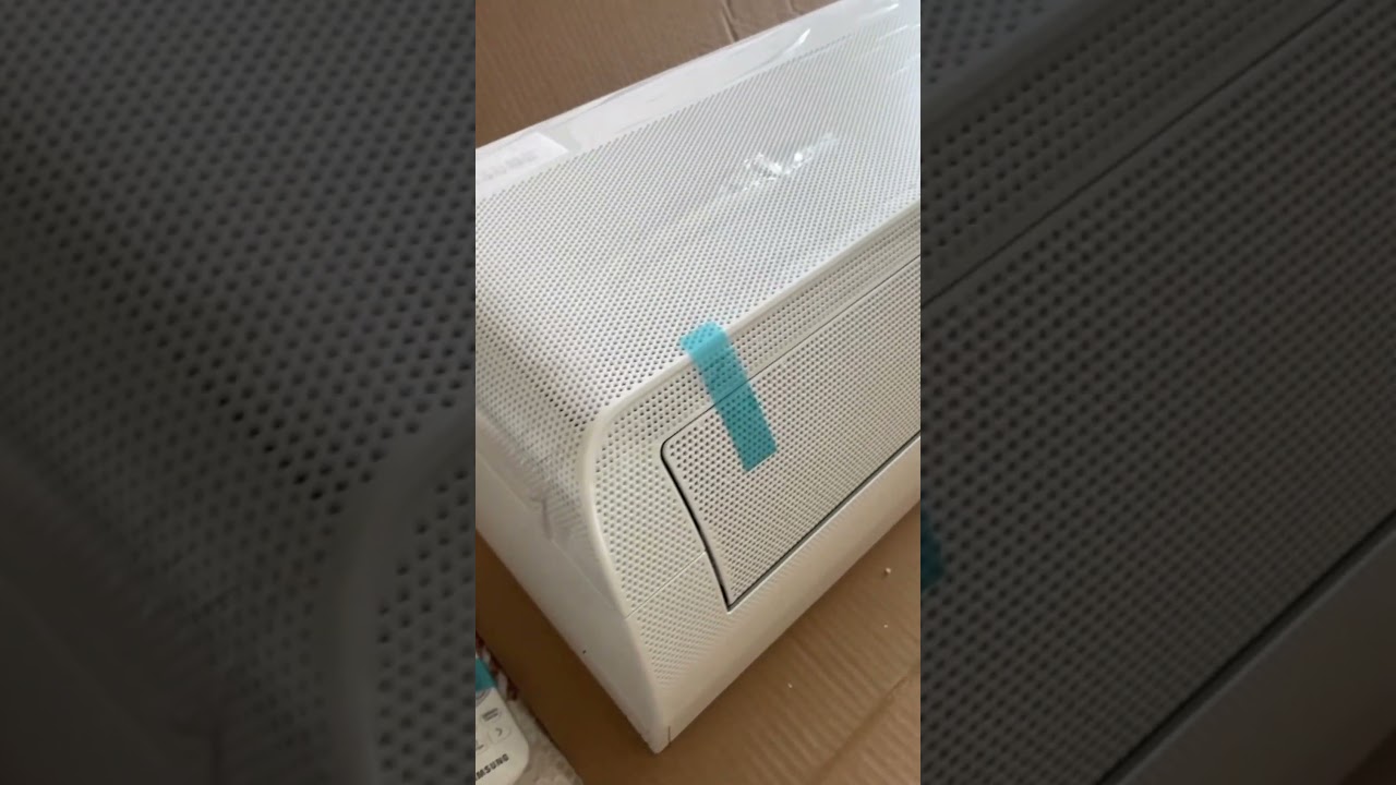 UNBOXING DO AR-CONDICIONADO SAMSUNG WINDFREE???