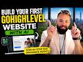Build Your First GoHighLevel Website with AI | Step-by-Step for Insurance Agents