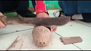 Tutorial membuat tempat pensil dari batok kelapa