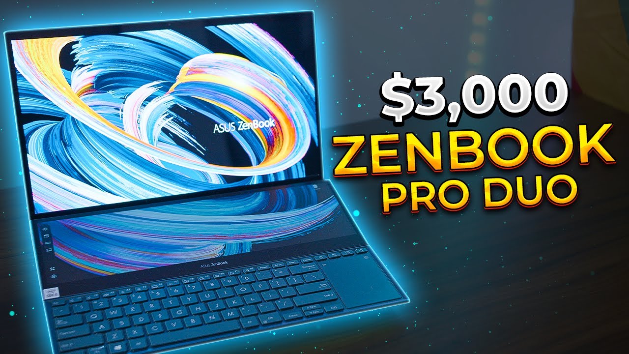 ASUS ZenBook Pro Duo 15 OLED UX582 Laptop, 15.6 OLED FHD Touch Display,  Intel Core i9-12900H, 32GB, 1TB, GeForce RTX 3060 Laptop GPU, ScreenPad  Plus, Windows 11 Pro, Celestial Blue, UX582ZM-XS96T 