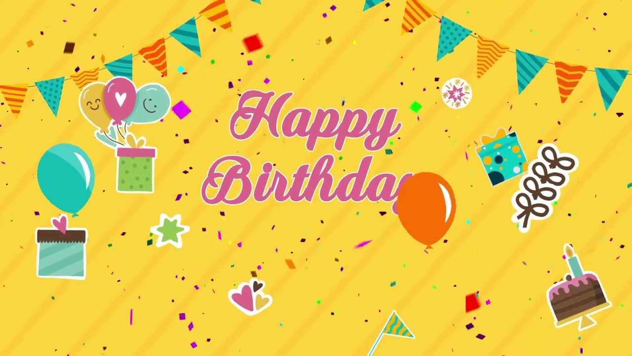 Birthday Party Slideshow | Green Screen animation | Lumetri