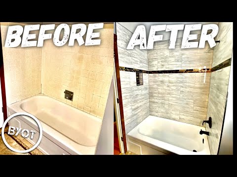 DIY Shower Remodel : START To FINISH (Part 1 of 2)