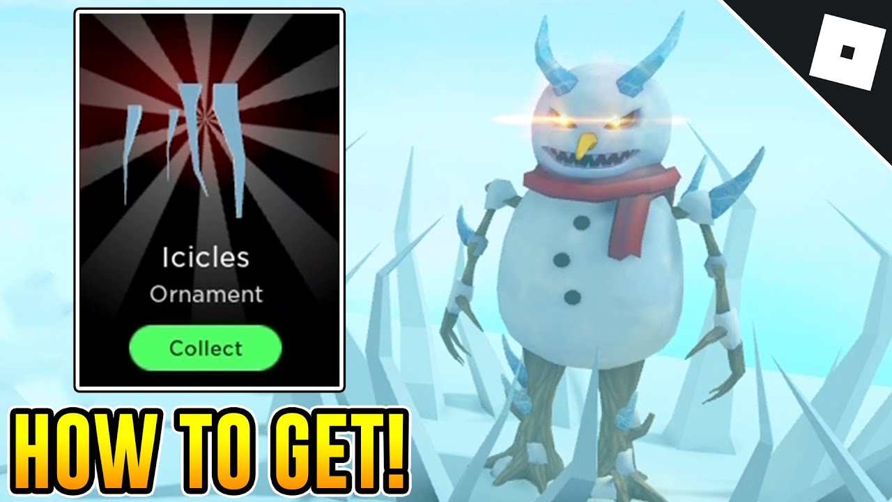 How To Defeat The Evil Snowman Boss Get The Icicles Ornament In - epic christmas update code roblox epic minigames https youtu