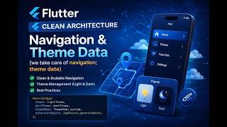 Flutter-Clean Architecture (we take care of navigation; theme data):