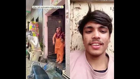 Ghar se bahar nikal diya most viral comedy happy holi#shorts