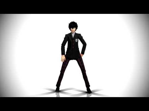 【MMDペルソナ】 しろくまダンス 【P5主人公】