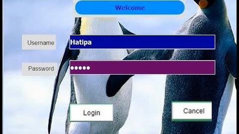 Cara membuat form login sederhana di Java Netbeans
