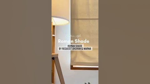 Roman Shade Blinds #gorden #interior #tirai