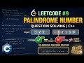 Palindrome Number | Leetcode 9 | Number (C++)