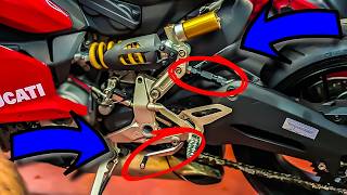 Lowering Link And New Shifter Panigale V2