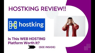 Hostking REVIEW- Is This WEB HOSTING Platform Worth It? See(View  Before use)