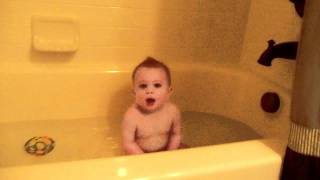 Lucas Bath Time