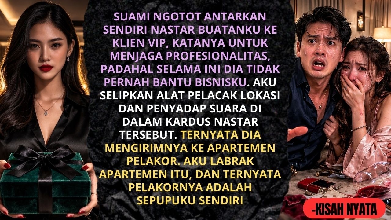 SUAMI NGOTOT ANTAR NASTAR KE KLIEN VIP, TERNYATA KE APARTEMEN SEPUPUKU SENDIRI!