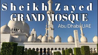 SHEIKH ZAYED GRAND MOSQUE Abu Dhabi UAE | Tour Visit with friends || April Joy Obod