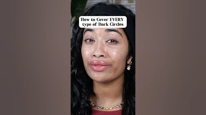 How to cover EVERY kind of dark under eye circles 👀