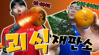 귤을 불로 태워서 먹어?! 김에 싸먹어? 이건 아니잖아!!! [괴식재판소 16탄]