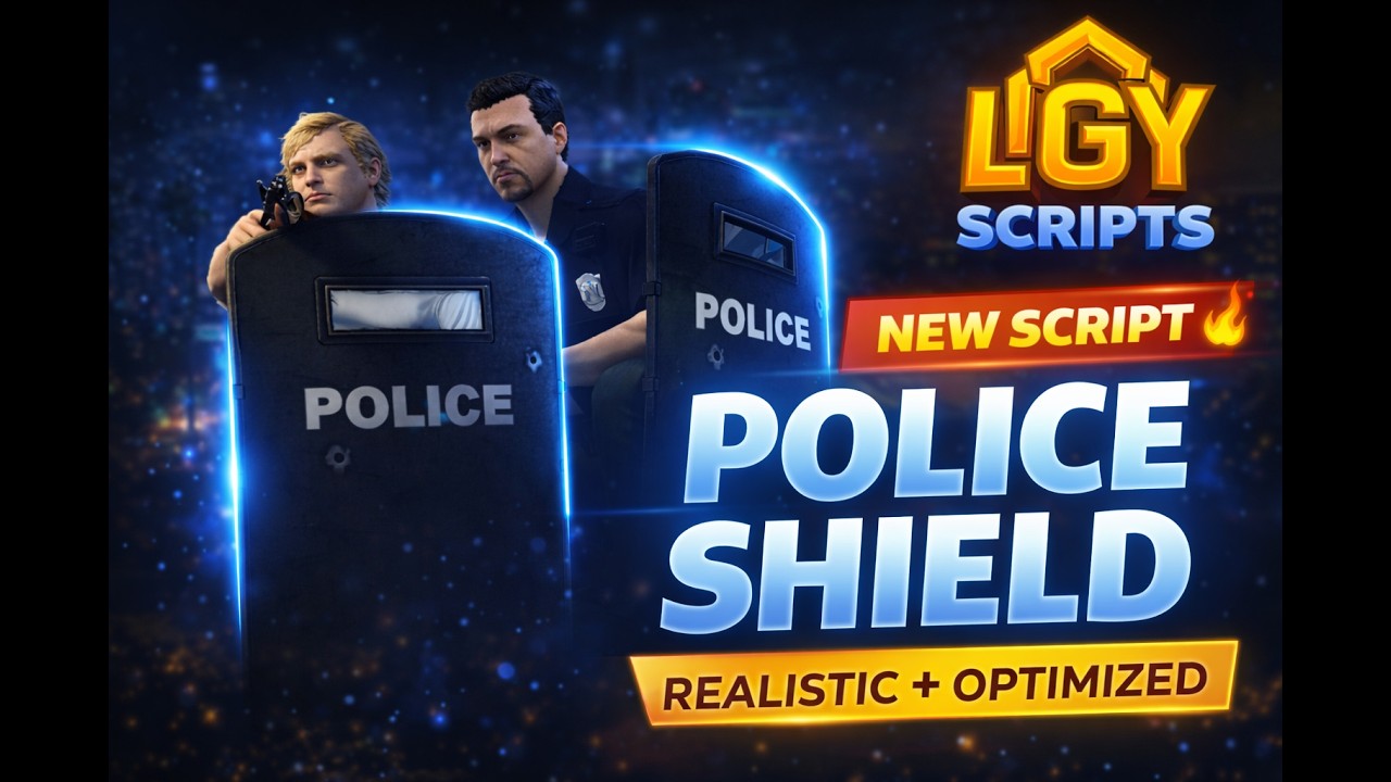 REALISTIC Police Shield in FiveM! (Fully Optimized) | LGY Script - YouTube