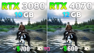RTX 4070 vs RTX 3080 - Test in 10 Games