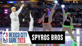 Spyros Bros New Halftime Show 2023 in NBA Mexico