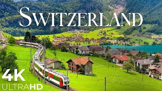 Walk in Switzerland while rainning | Beauty of Switzerland in the Rain |4K VIDEO