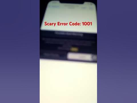 Error code 1001 - YouTube