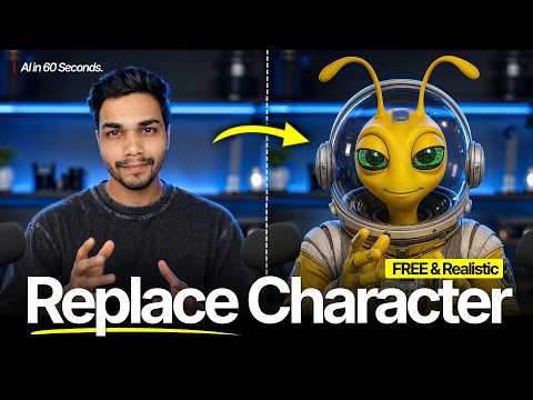How to Replace Character in Video using AI | AI Character swap in video FREE | AI in 60 Seconds