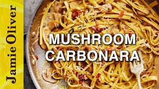 Mushroom Carbonara | Jamie Oliver | ONE