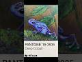 Dart Frog for Pantone Challenge #pantone #acrylicpainting #dartfrog