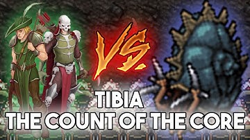 [PL] Tibia Boss | 2 Royal Paladins vs. The Count of the Core! (Dangerous Depths Quest)