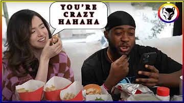 JIDION & POKIMANE MUKBANG ** W RIZZ **