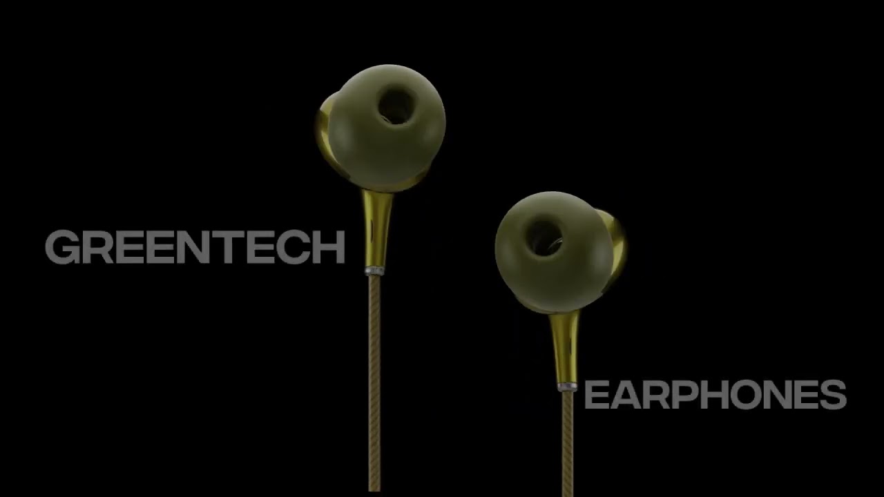 GREENTECH NEOSERIES EARPHONES 5MU+ SPEAKERS WITH FREGNANT WIRES