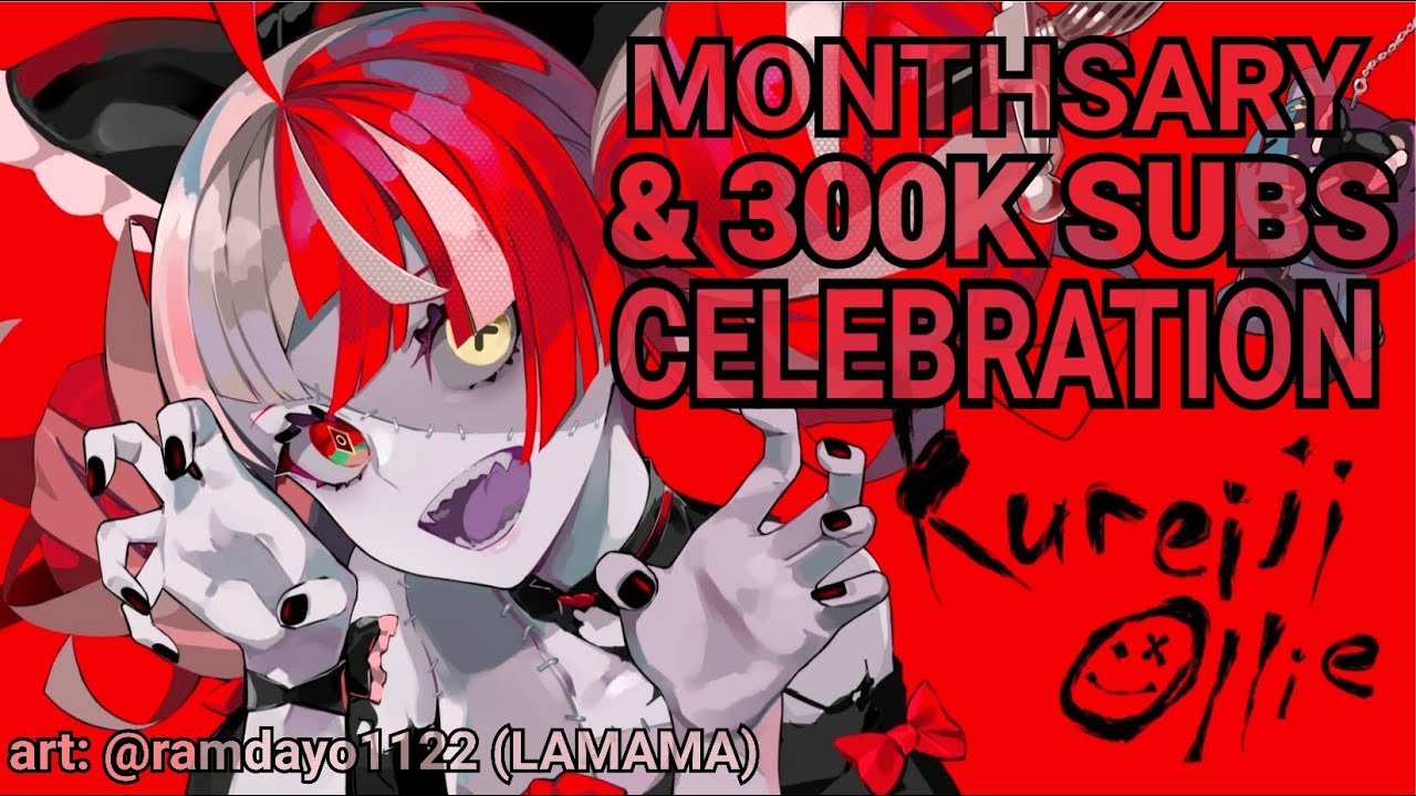 【OMEDETOLLIE】THANK YOU FOR THE WONDERFUL 1 MONTH AND 300K!!!!💞💞【Hololive Indonesia 2nd Gen】