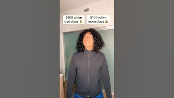 100 Dollars when Mom or Dad Claps? 🤔 #viralshort #trending