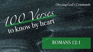 Therefore I Urge You (Romans 12:1 NIV) - Bible Memory Verse Song