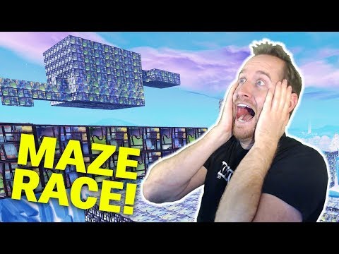Playing Ender's Maze Race in Fortnite Creative Mode With Fans! playstation 3