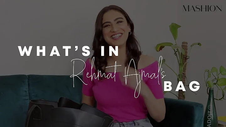 Guess What's Inside Rehmat Ajmal's Bag | Mashion