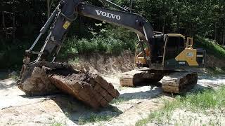 Pond Disaster Digging The Creek Channel Day 2