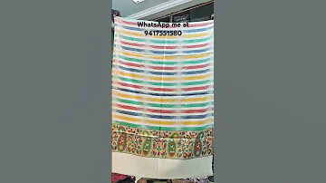 Modal Zig Zag Kani Palla Stole 