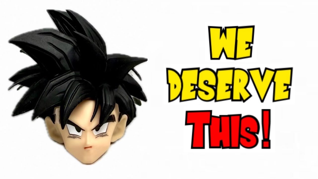 Прическа Гохана в базовой форме Air&HM: индивидуальная скульптурная голова для SH Figuarts