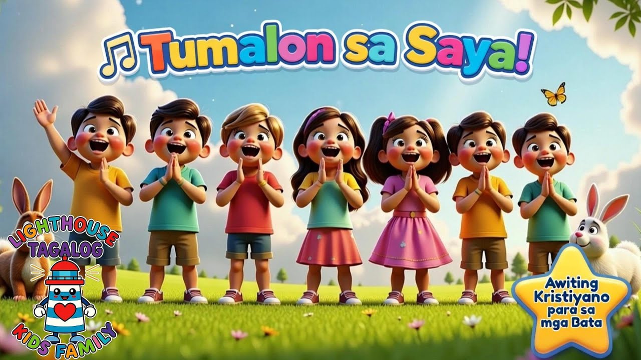 Tumalon sa Saya! (Awit 118:24) | Kristiyanong Awit ng Bata | Lighthouse Kids Family– Tagalog