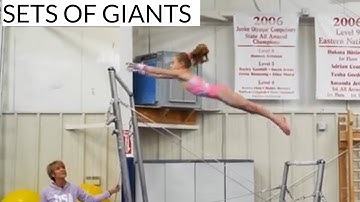 Sets of Giants on Bars featuring Coach Mary Lee Tracy