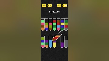 Water sort puzzle level 2681