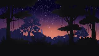 Dinosaur Forest Sounds for Relaxation [Rain] [Soft Dinosaur Calls] [Birds Chirping] screenshot 4