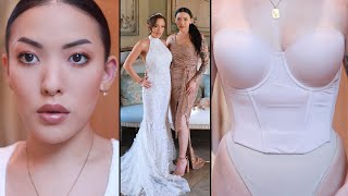 A Maid of Honor GRWM: LONGWEAR Makeup, Dress, + Shapewear!