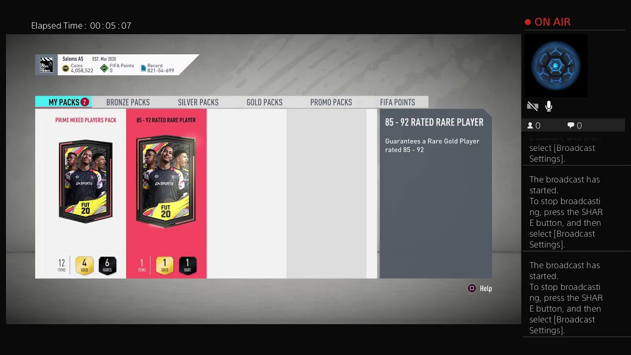 FIFA 20 ULTIMATE TEAM LIVE,SUMMER HEAT #2, 5 UPGRADE PACKS 84+ 86+ 85-92 UPGRADE GUARANTEE