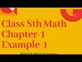 Class 8th math Chapter 1 Example 1